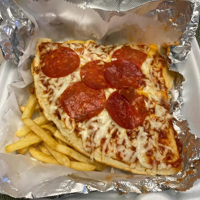 Pizza (Pepperoni or Cheese).
