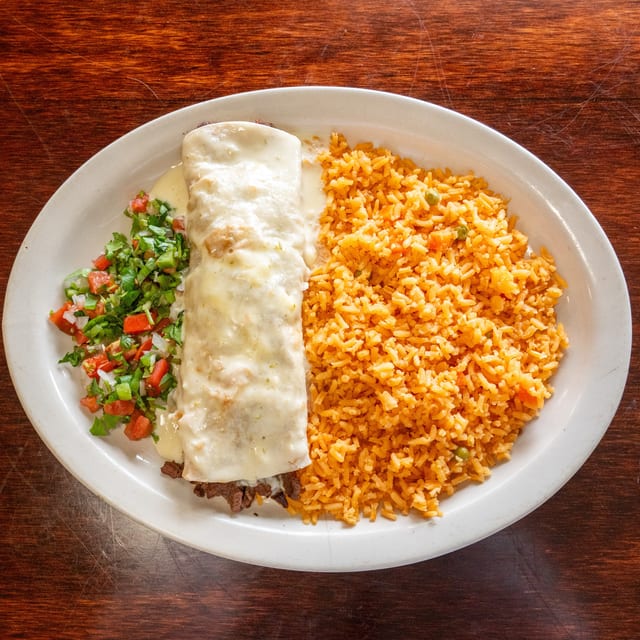 Steak and Cheese Burrito.