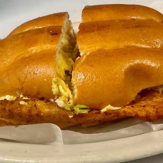 Torta De Milanesa (Breaded Steak or Chicken) Sandwich